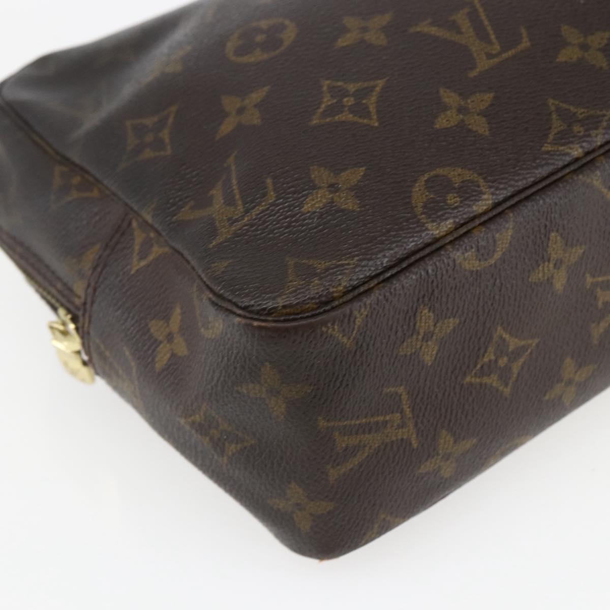 LOUIS VUITTON Monogram Trousse Toilette 28 Clutch Bag M47522 LV Auth ka2412