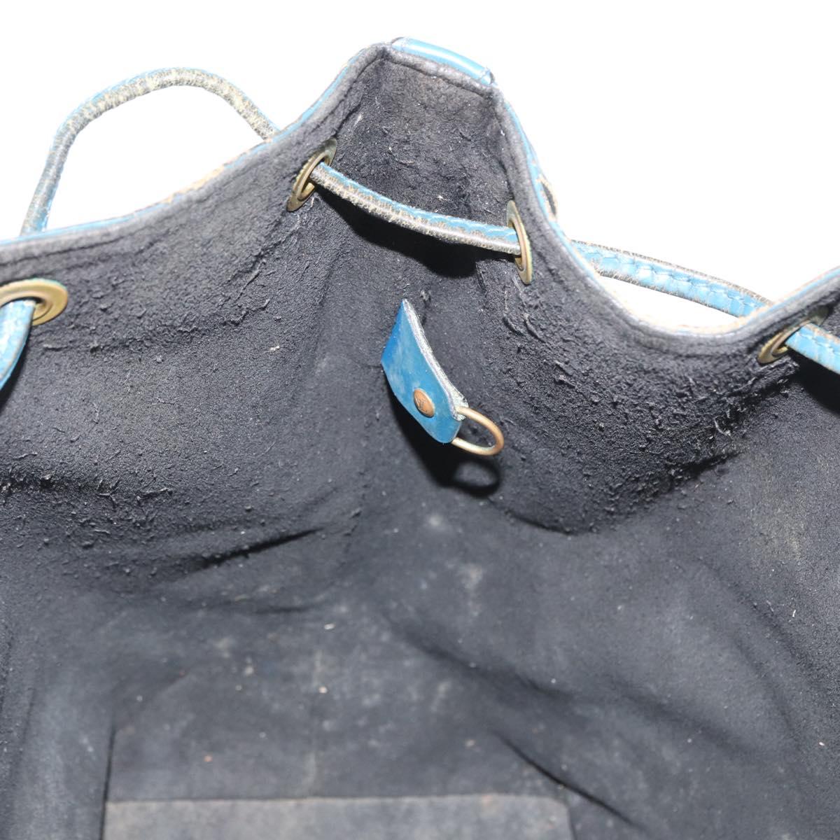 LOUIS VUITTON Epi Petit Noe Shoulder Bag Blue M44105 LV Auth ka2419