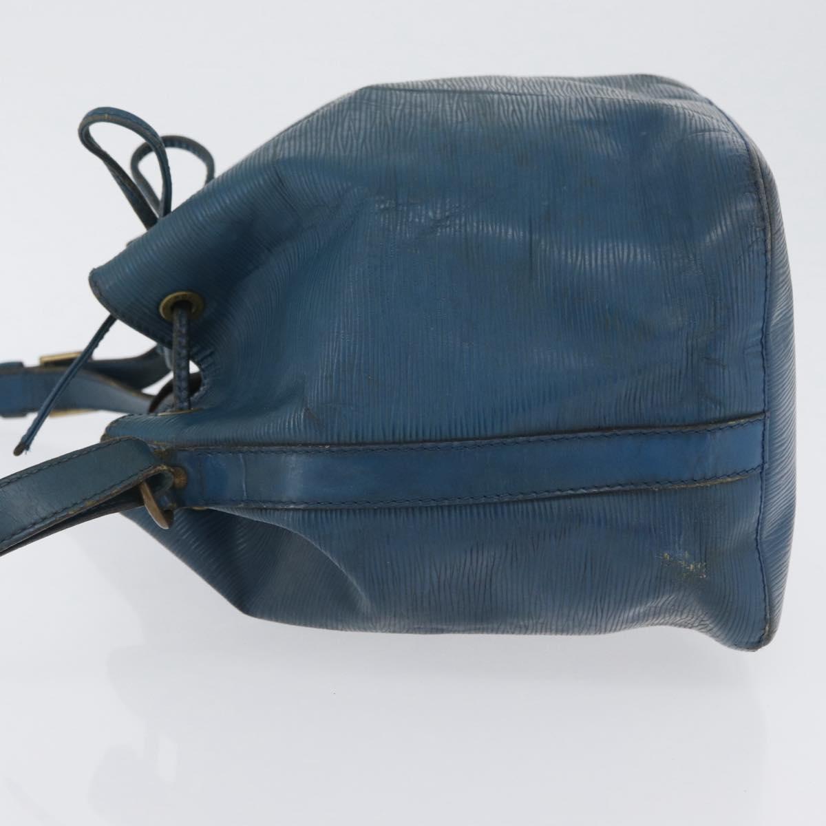 LOUIS VUITTON Epi Petit Noe Shoulder Bag Blue M44105 LV Auth ka2419