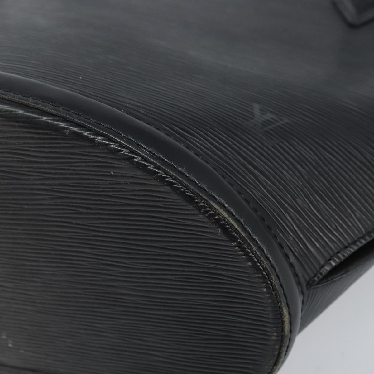 LOUIS VUITTON Epi Saint Jacques Shopping Shoulder Bag Black M52262 Auth ka2421