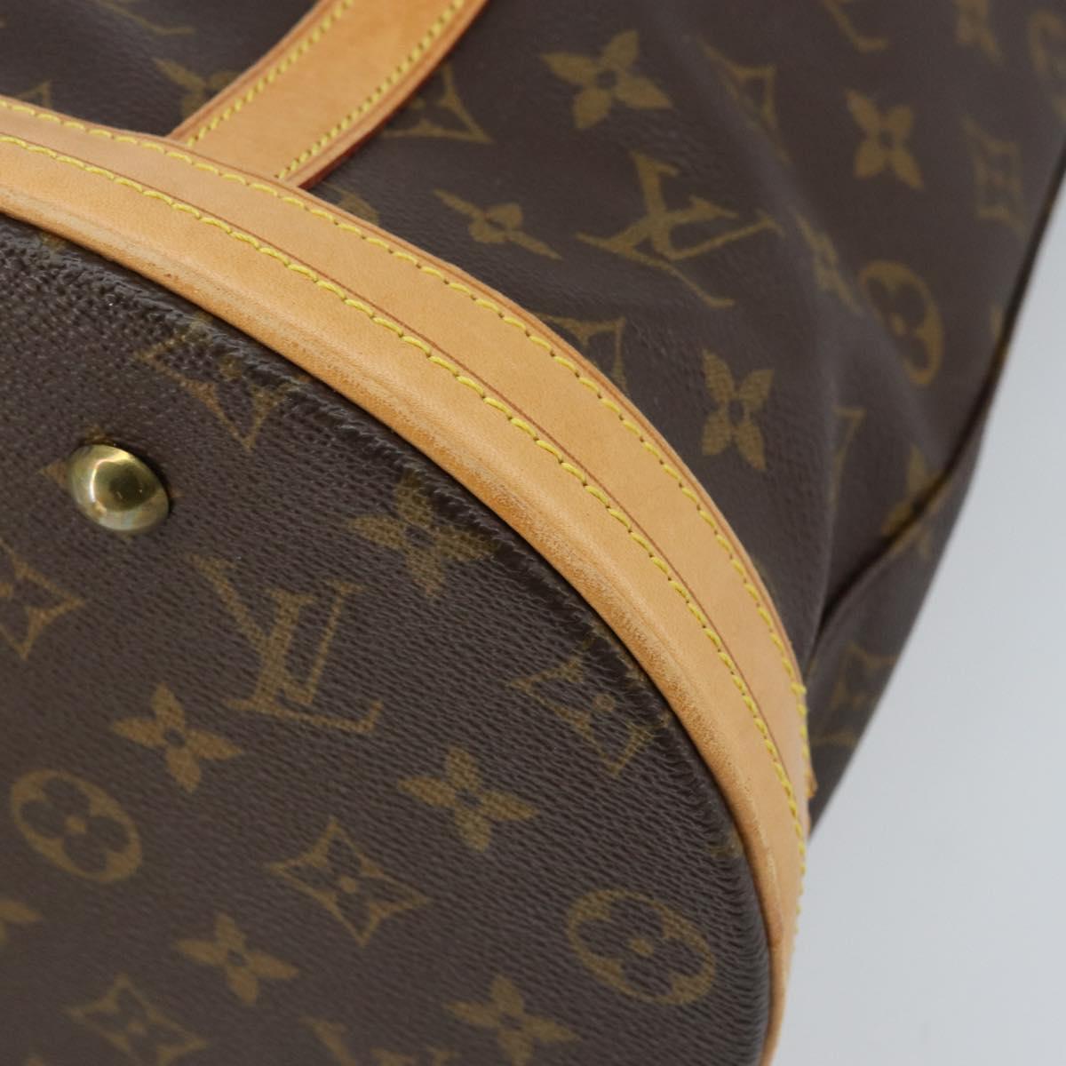 LOUIS VUITTON Monogram Bucket GM Shoulder Bag M42236 LV Auth ka2440