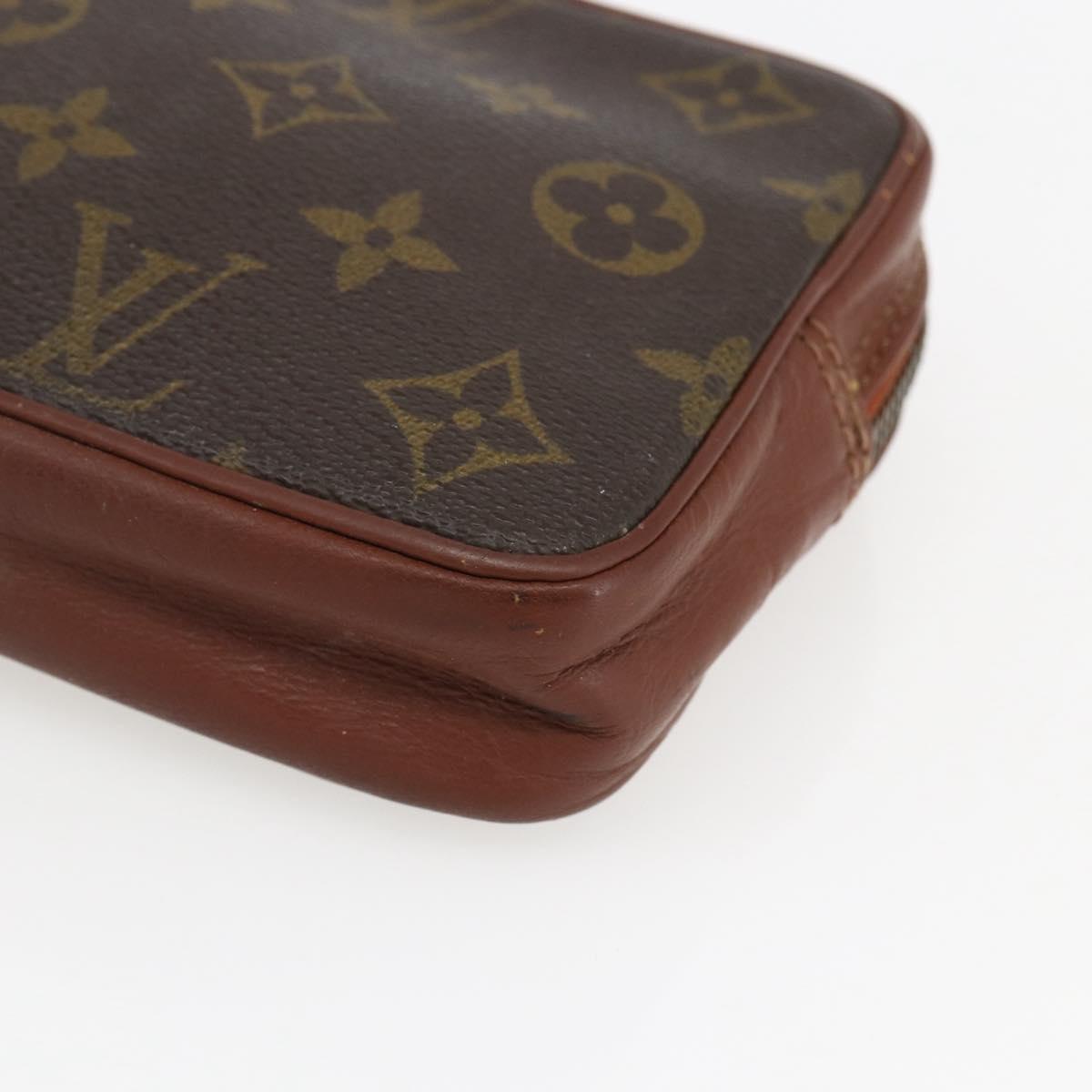 LOUIS VUITTON Monogram Pochette Sport PM Clutch Bag No.183 LV Auth ka2444