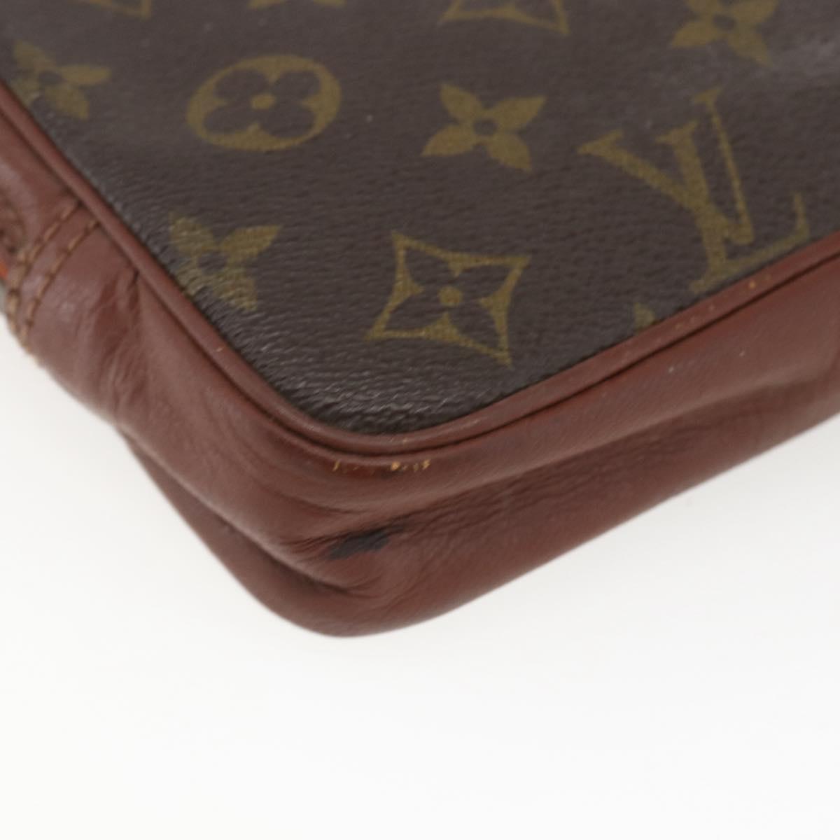 LOUIS VUITTON Monogram Pochette Sport PM Clutch Bag No.183 LV Auth ka2444