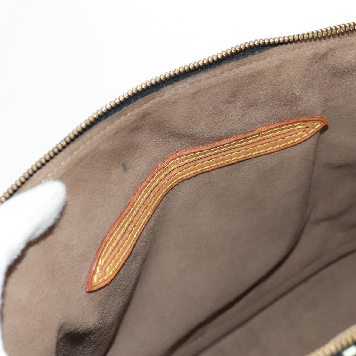 LOUIS VUITTON Monogram Multicolor Alma Hand Bag Black M92646 LV Auth ka244AV