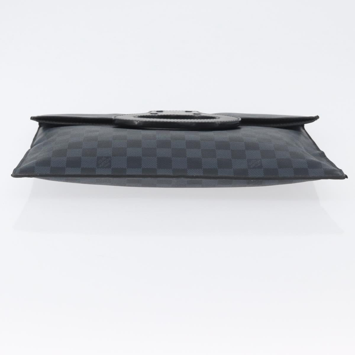 LOUIS VUITTON Damier Cobalt portfolio Clutch Bag N51101 LV Auth ka2451