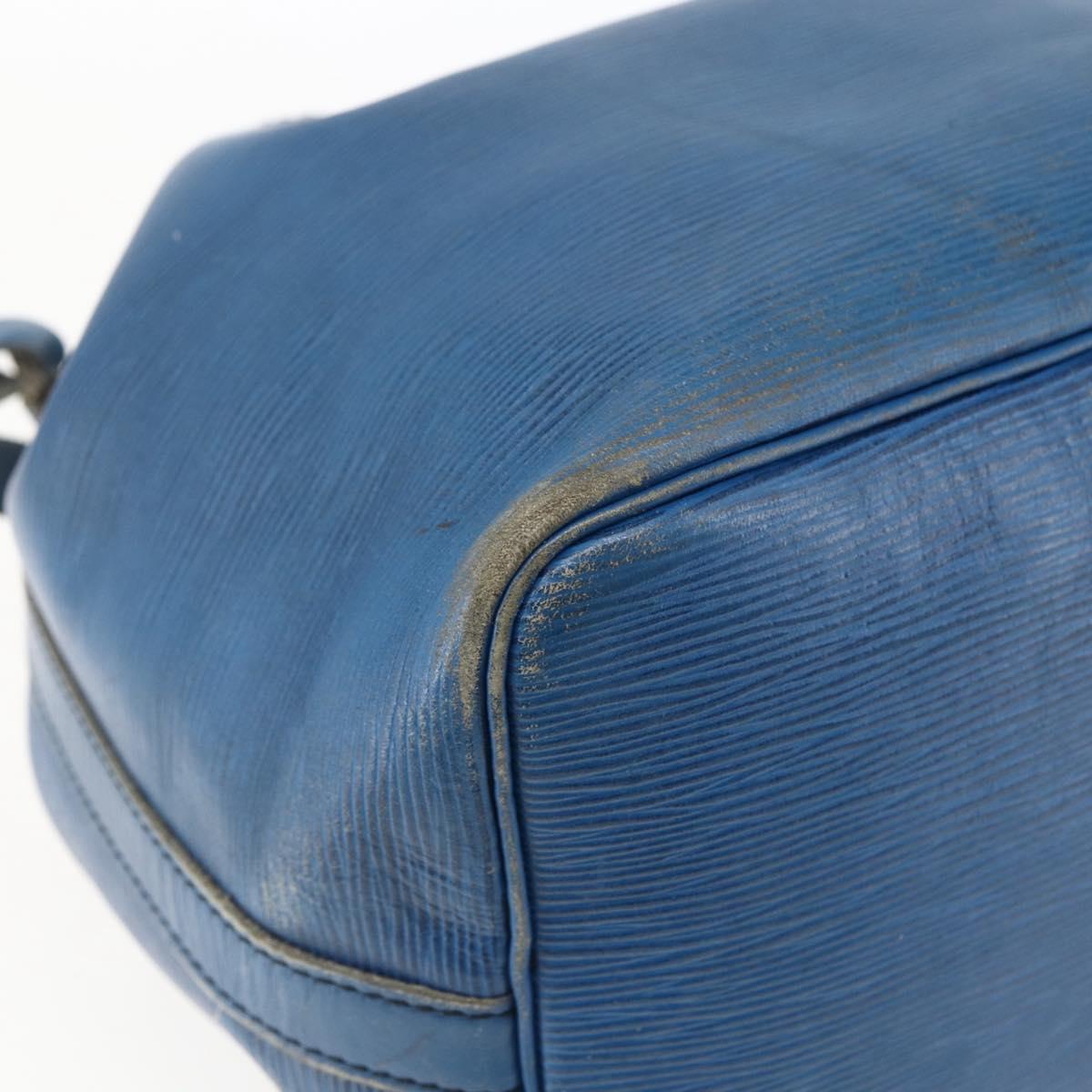 LOUIS VUITTON Epi Petit Noe Shoulder Bag Blue M44105 LV Auth ka2454