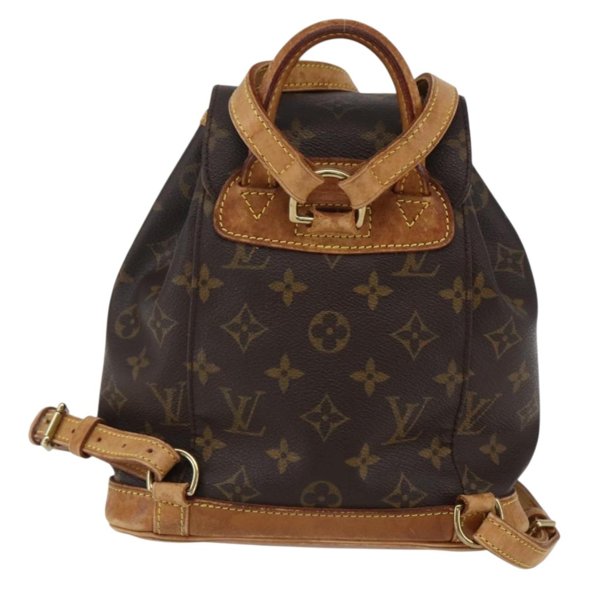 LOUIS VUITTON Monogram Montsouris PM Backpack M51137 LV Auth ka2457