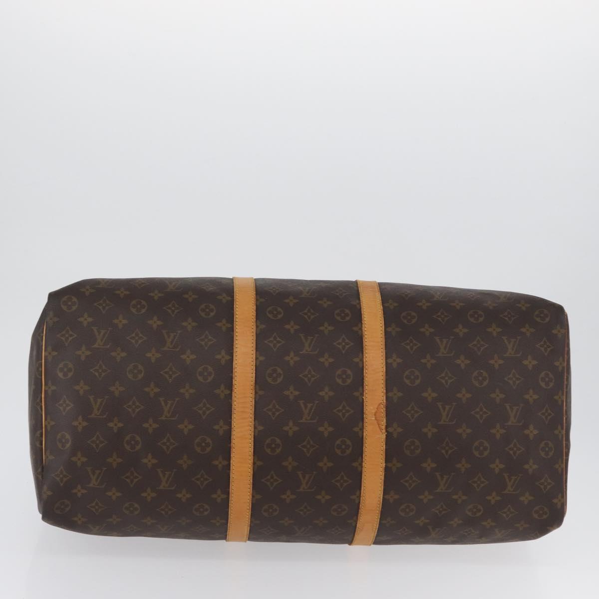 LOUIS VUITTON Monogram Keepall 60 Boston Bag M41422 LV Auth ka2464