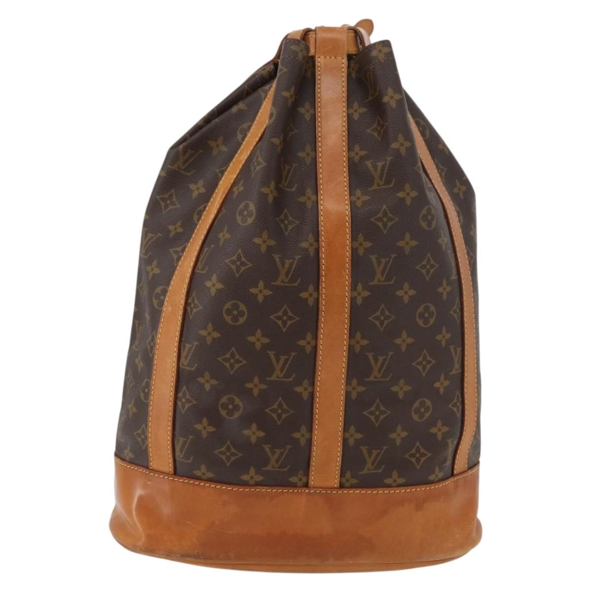 LOUIS VUITTON Monogram Randonnee GM Shoulder Bag M42244 LV Auth ka2465