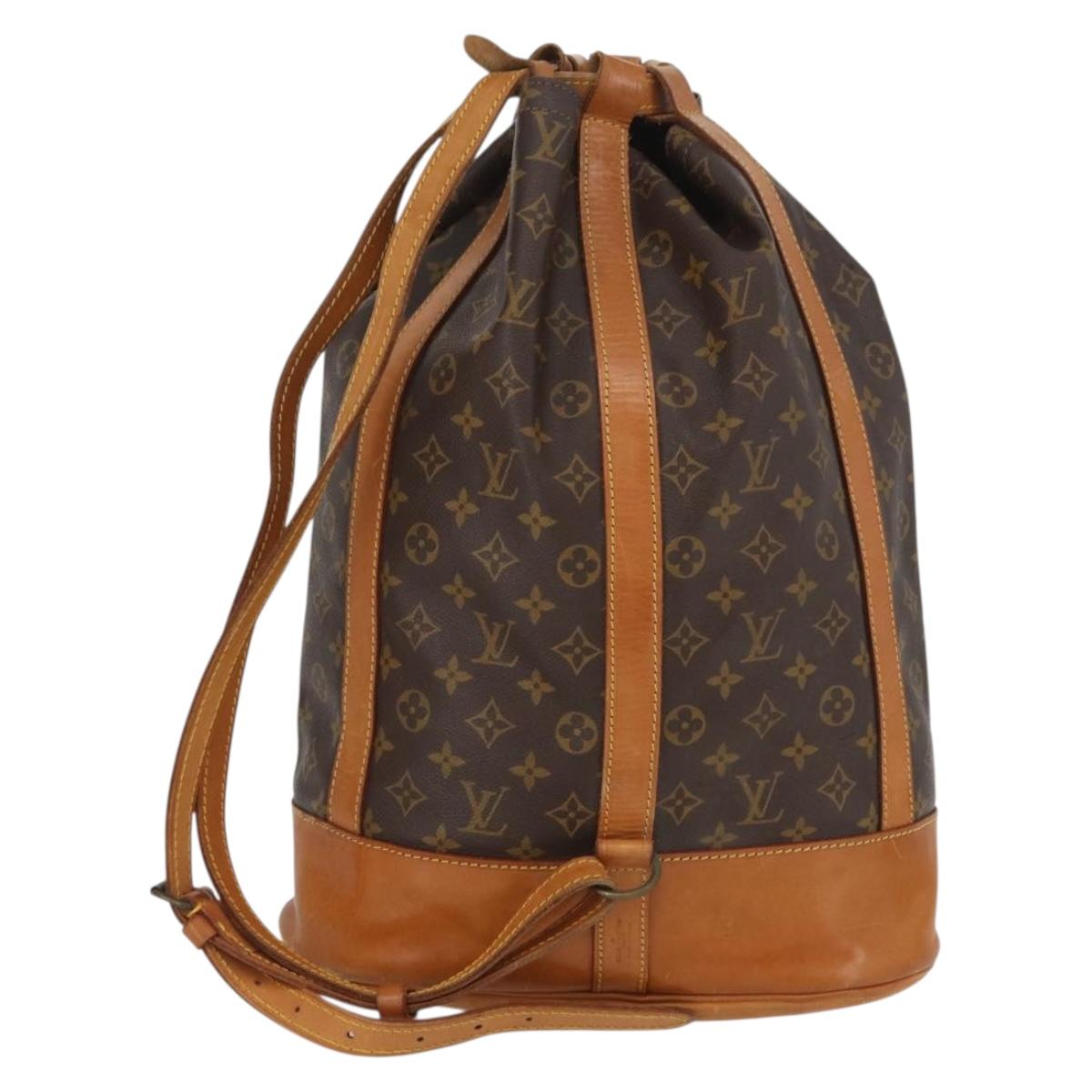 LOUIS VUITTON Monogram Randonnee GM Shoulder Bag M42244 LV Auth ka2465