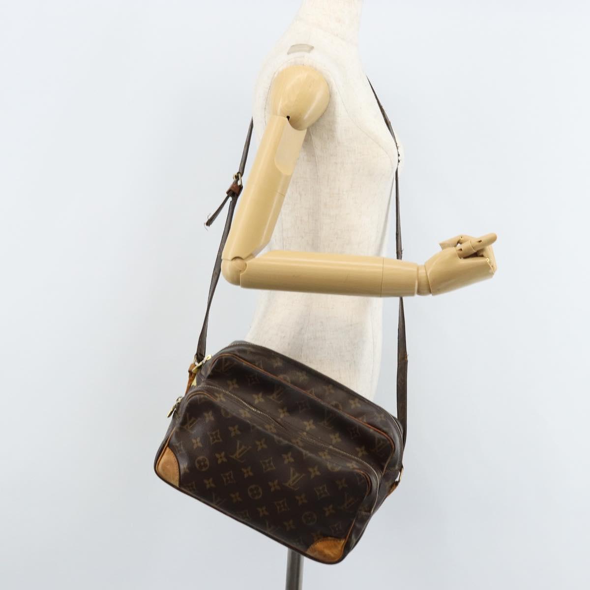 LOUIS VUITTON Monogram Nile Shoulder Bag M45244 LV Auth ka2470