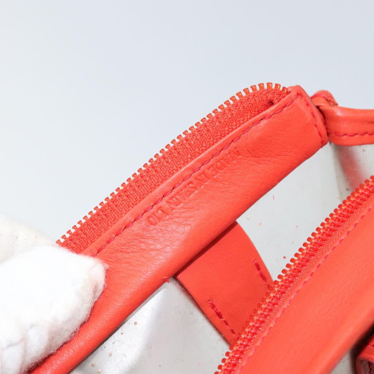 LOEWE Anagram Tote Bag Vinyl Clear Red Auth ka2475