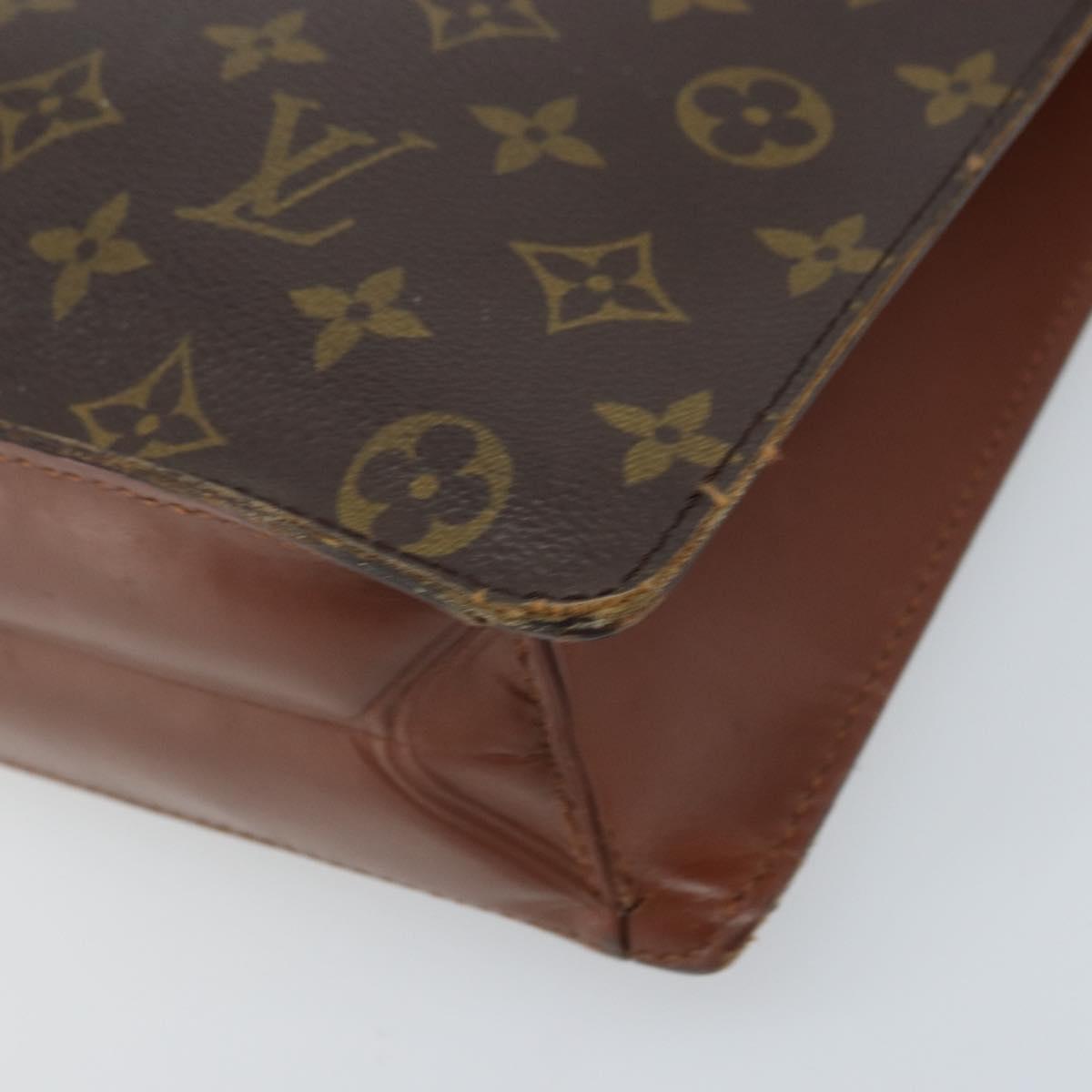 LOUIS VUITTON Monogram Porte Documents Bandouliere Bag M53338 LV Auth ka2476