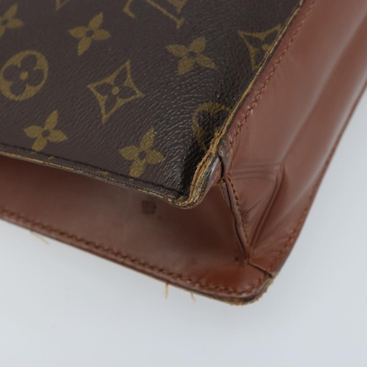 LOUIS VUITTON Monogram Porte Documents Bandouliere Bag M53338 LV Auth ka2476