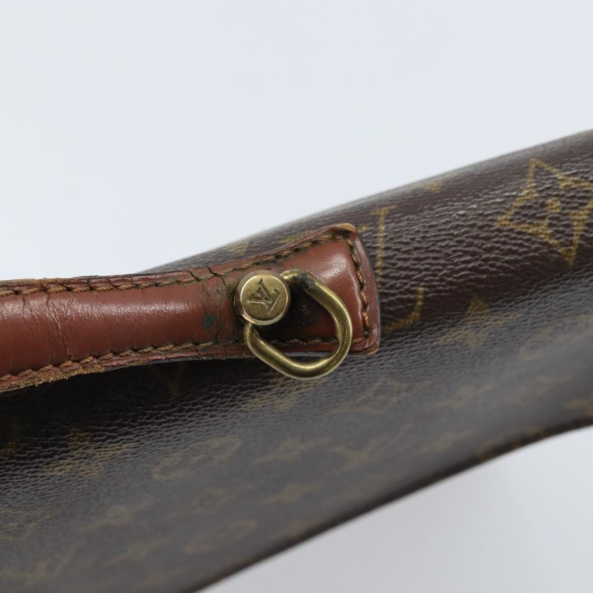 LOUIS VUITTON Monogram Porte Documents Bandouliere Bag M53338 LV Auth ka2476