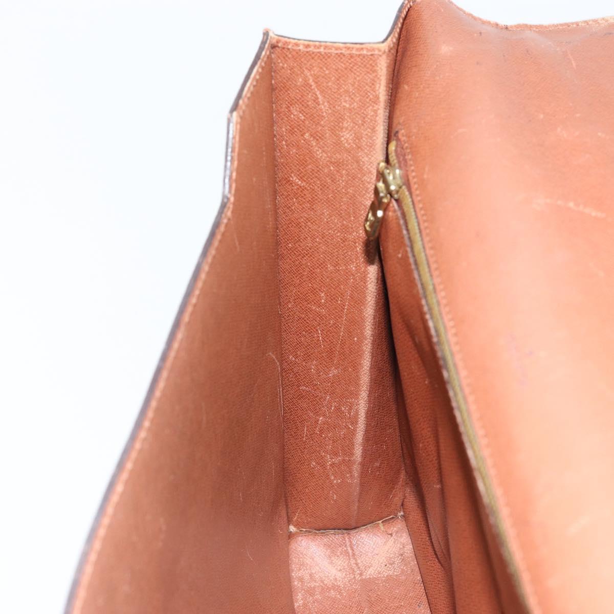 LOUIS VUITTON Monogram Porte Documents Bandouliere Bag M53338 LV Auth ka2476