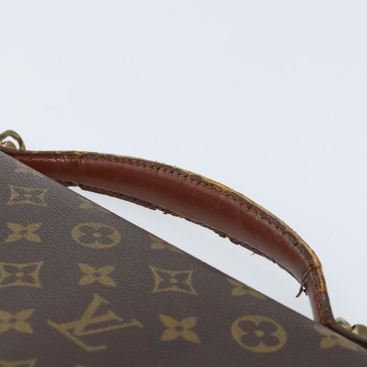 LOUIS VUITTON Monogram Porte Documents Bandouliere Bag M53338 LV Auth ka2476