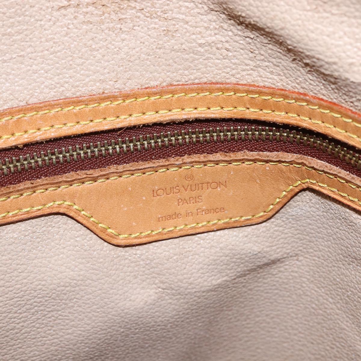 LOUIS VUITTON Monogram Bucket GM Shoulder Bag M42236 LV Auth ka2478