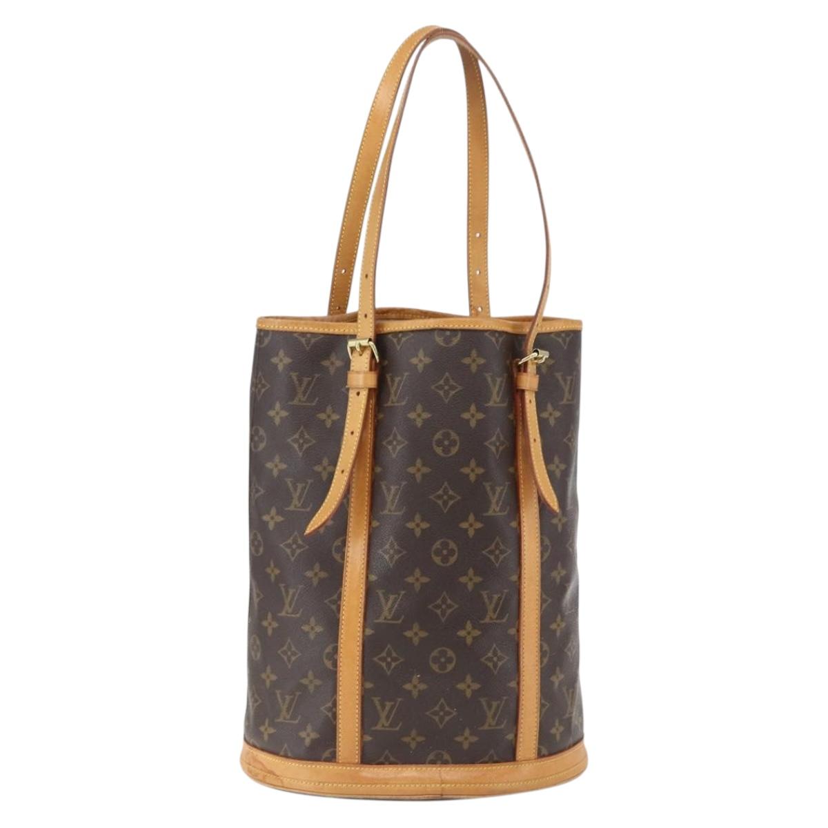 LOUIS VUITTON Monogram Bucket GM Shoulder Bag M42236 LV Auth ka2478