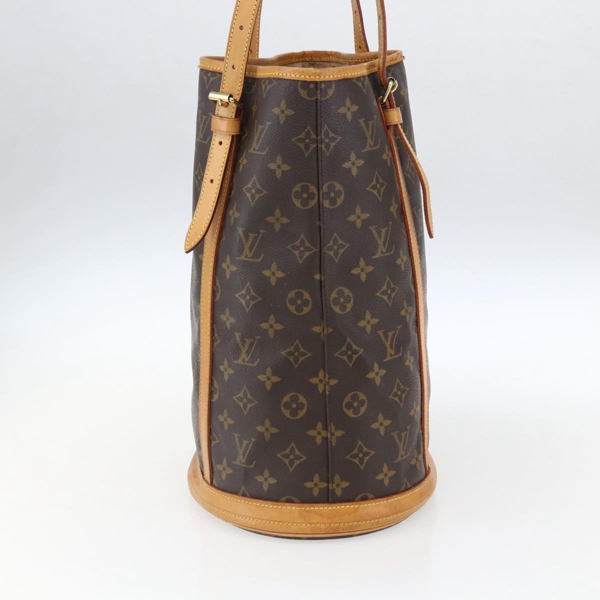 LOUIS VUITTON Monogram Bucket GM Shoulder Bag M42236 LV Auth ka2478