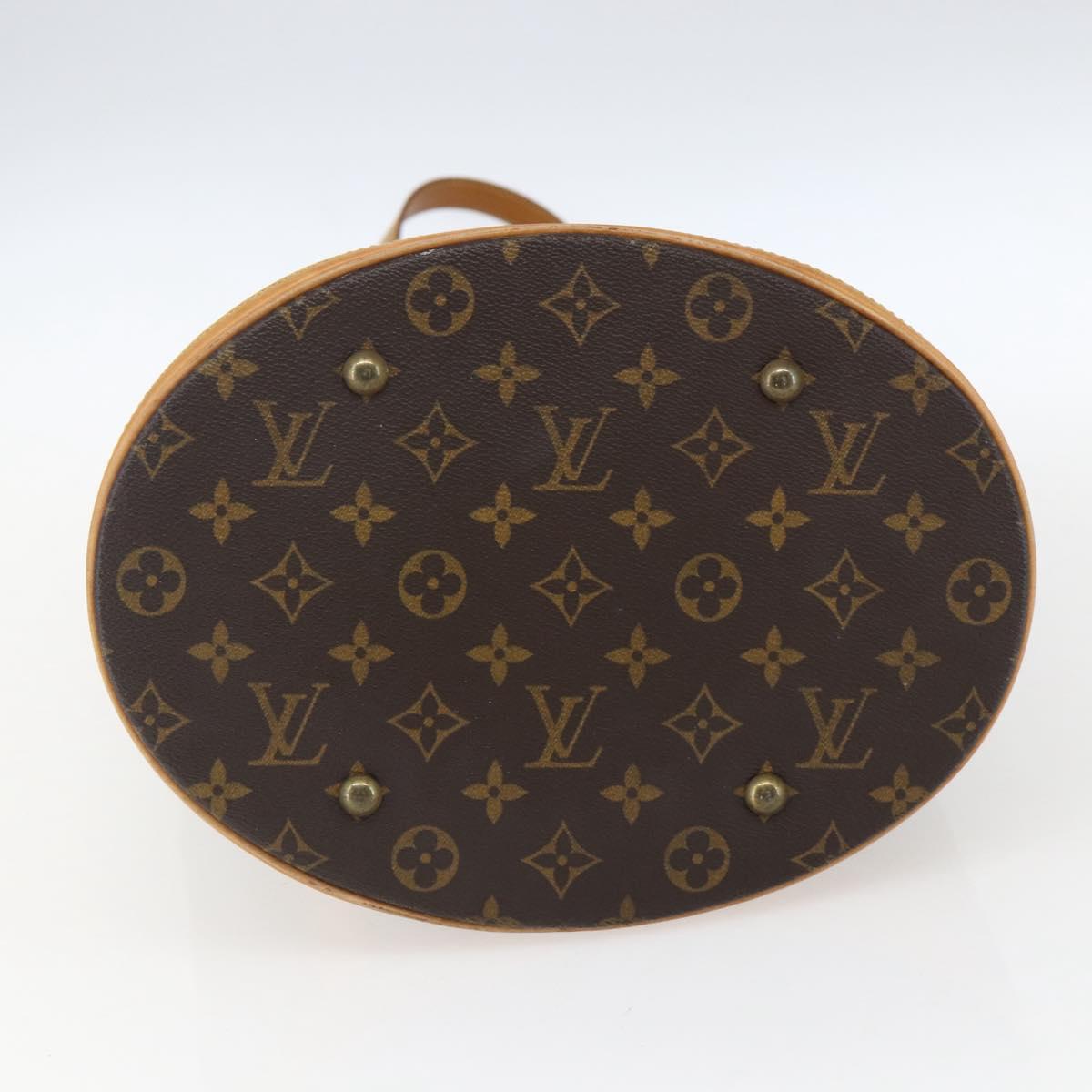 LOUIS VUITTON Monogram Bucket GM Shoulder Bag M42236 LV Auth ka2478