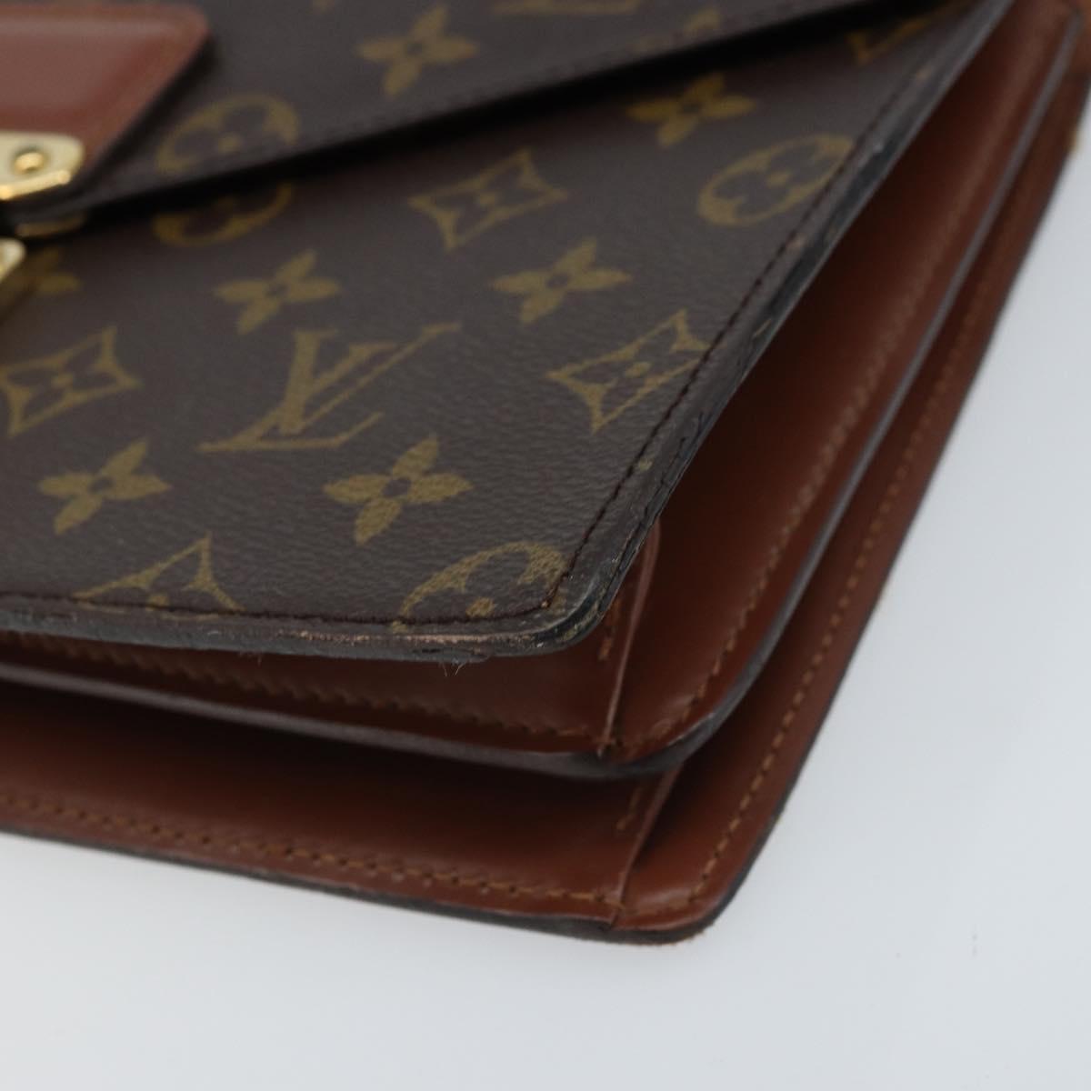 LOUIS VUITTON Monogram Concorde Hand Bag M51190 LV Auth ka2479
