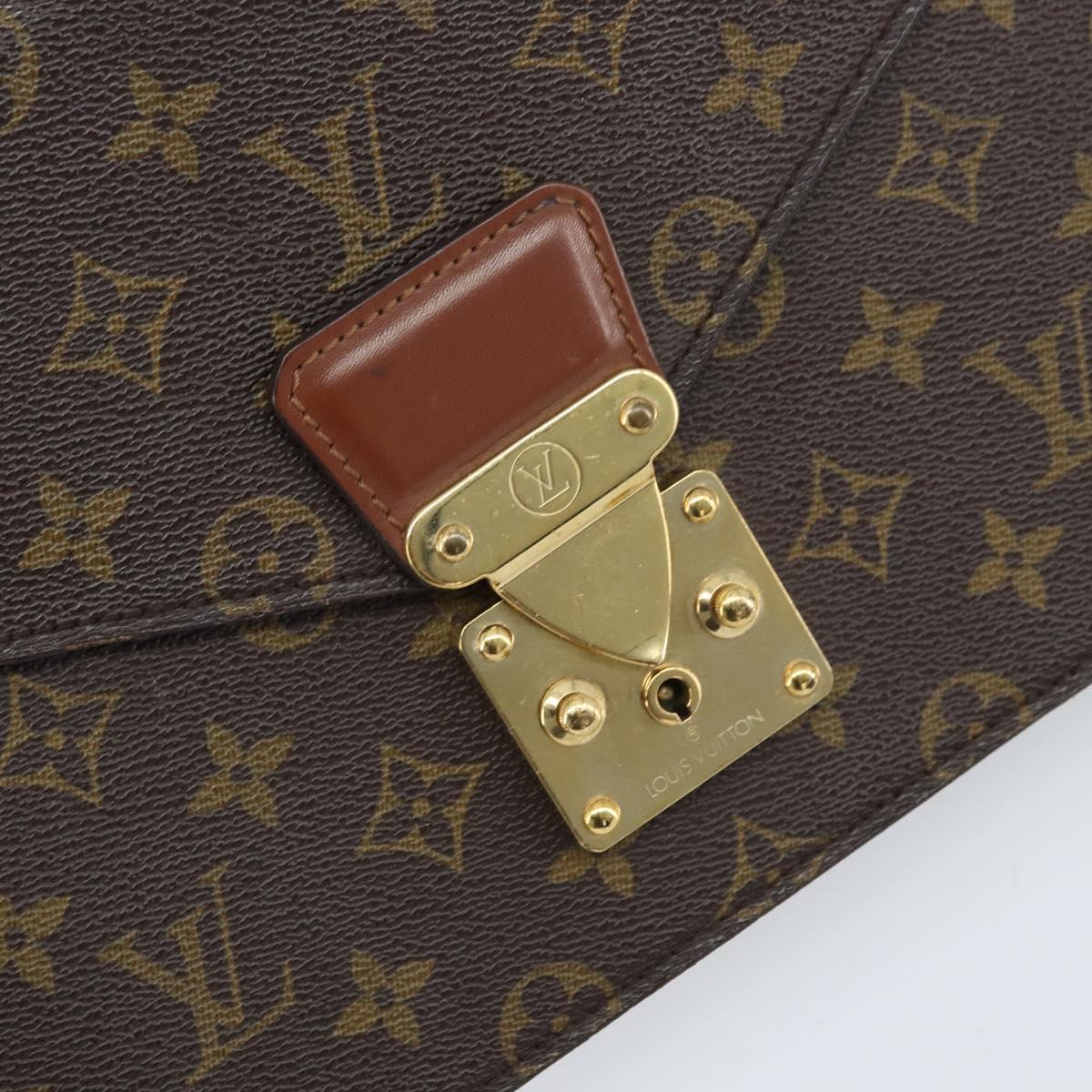 LOUIS VUITTON Monogram Concorde Hand Bag M51190 LV Auth ka2479