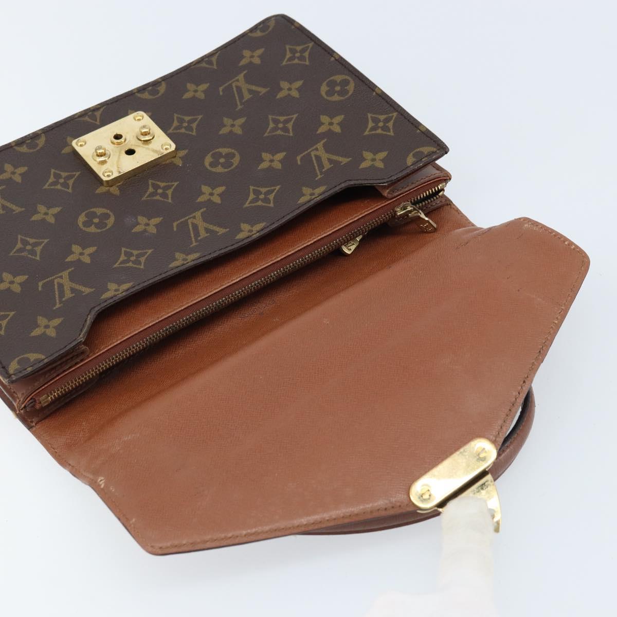LOUIS VUITTON Monogram Concorde Hand Bag M51190 LV Auth ka2479