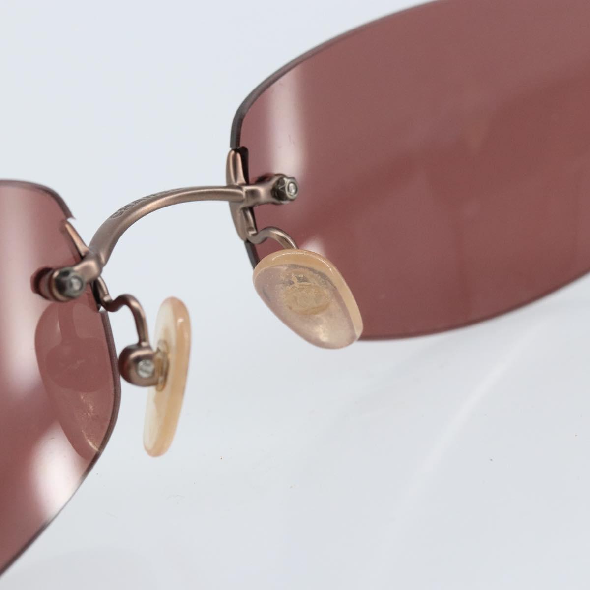 CHANEL Sunglasses plastic Red CC Auth ka2485