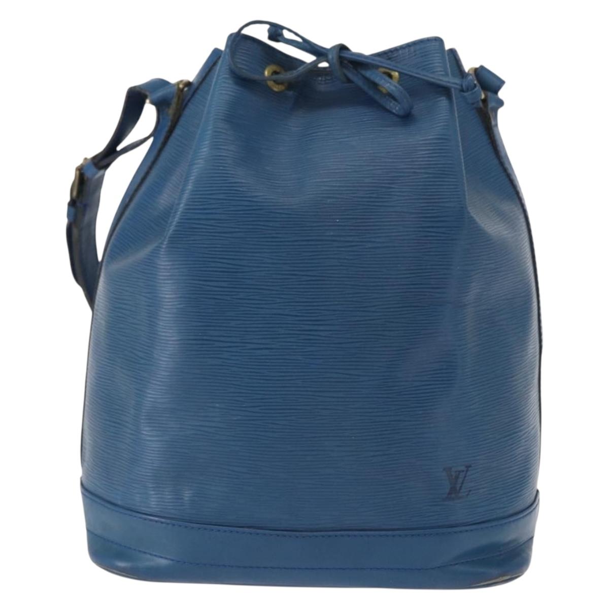 LOUIS VUITTON Epi Noe Shoulder Bag Toledo Blue M44005 LV Auth ka249