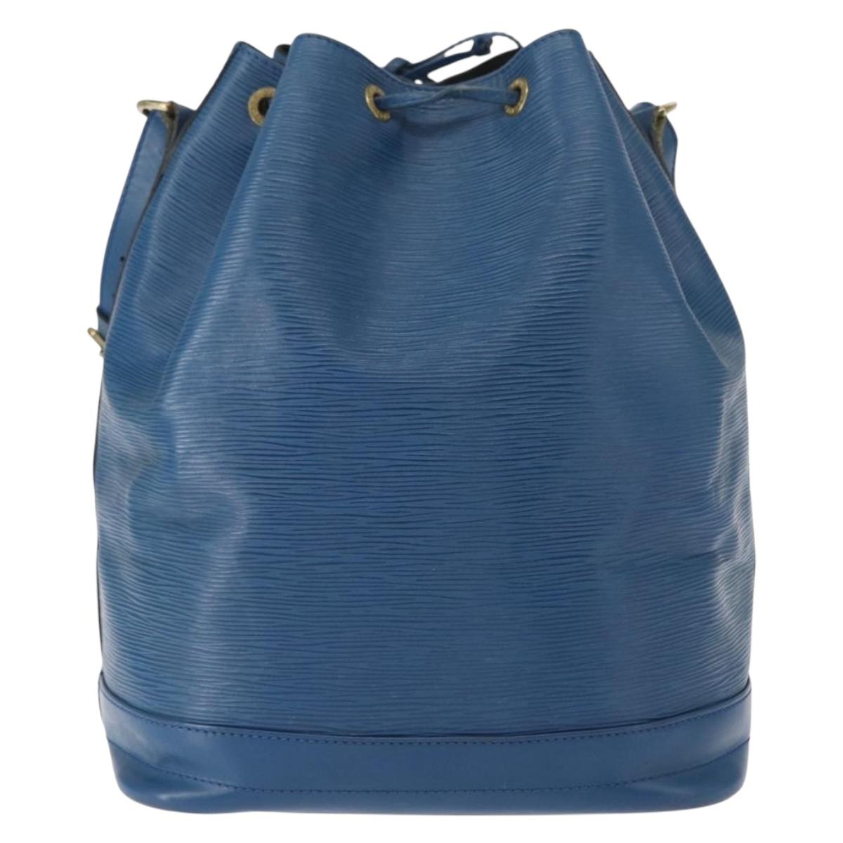 LOUIS VUITTON Epi Noe Shoulder Bag Toledo Blue M44005 LV Auth ka249