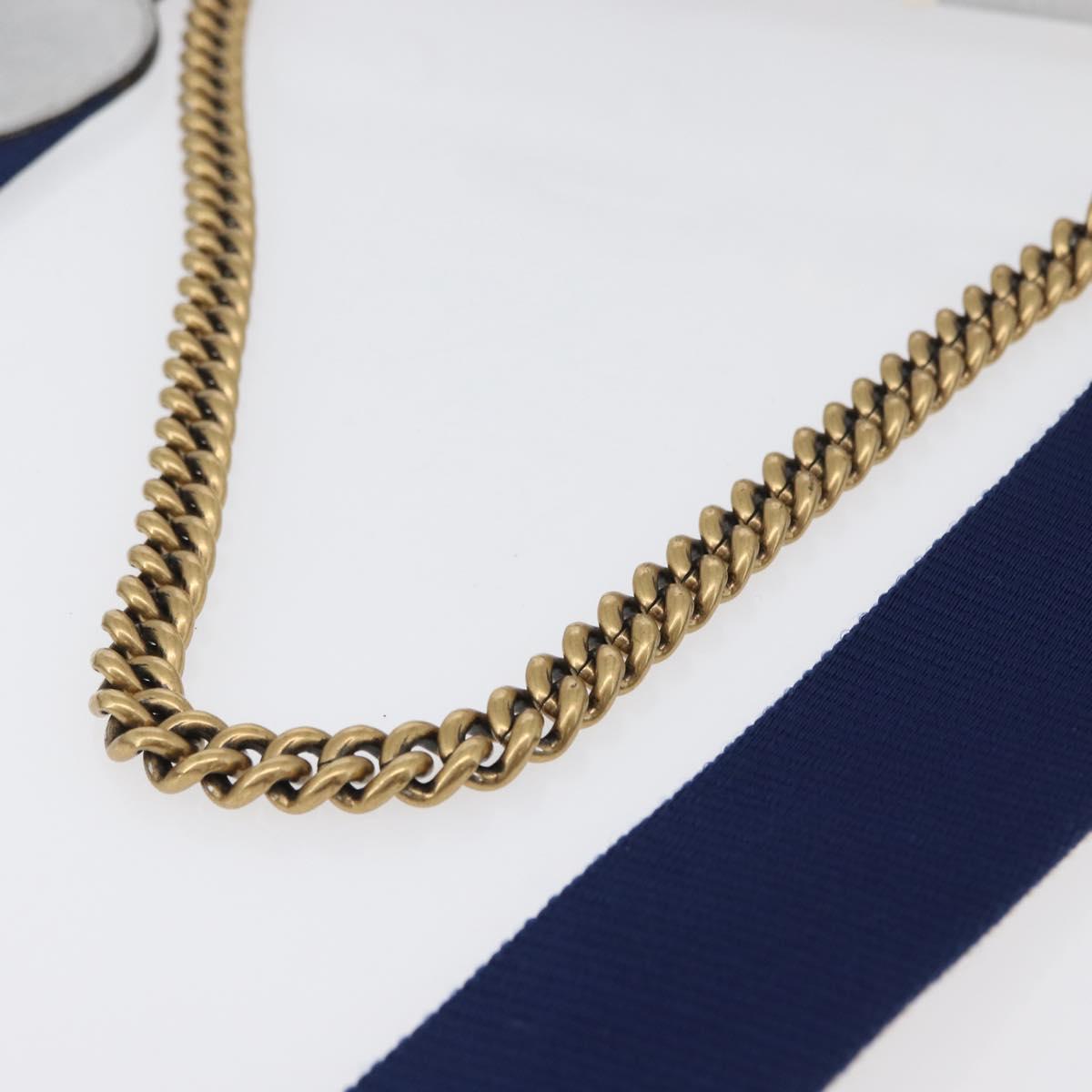 GUCCI Bamboo Chain Broadway Shoulder Bag Leather 2way Silver 453778 Auth ka2490V