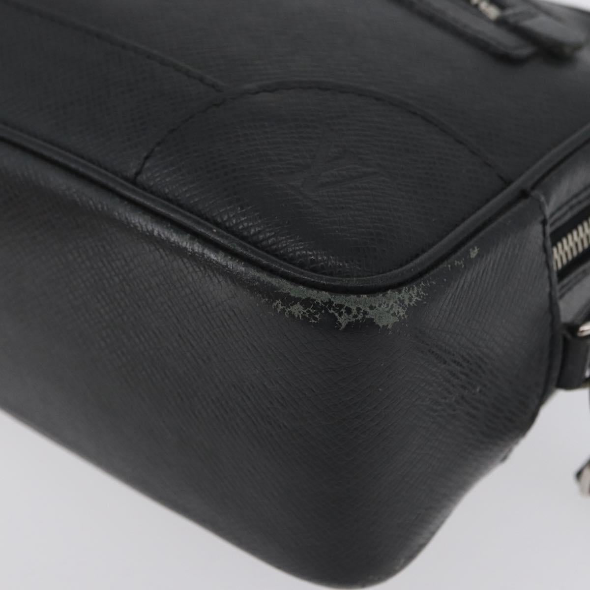 LOUIS VUITTON Taiga Pavel Clutch Bag Ardoise M31142 LV Auth ka2492