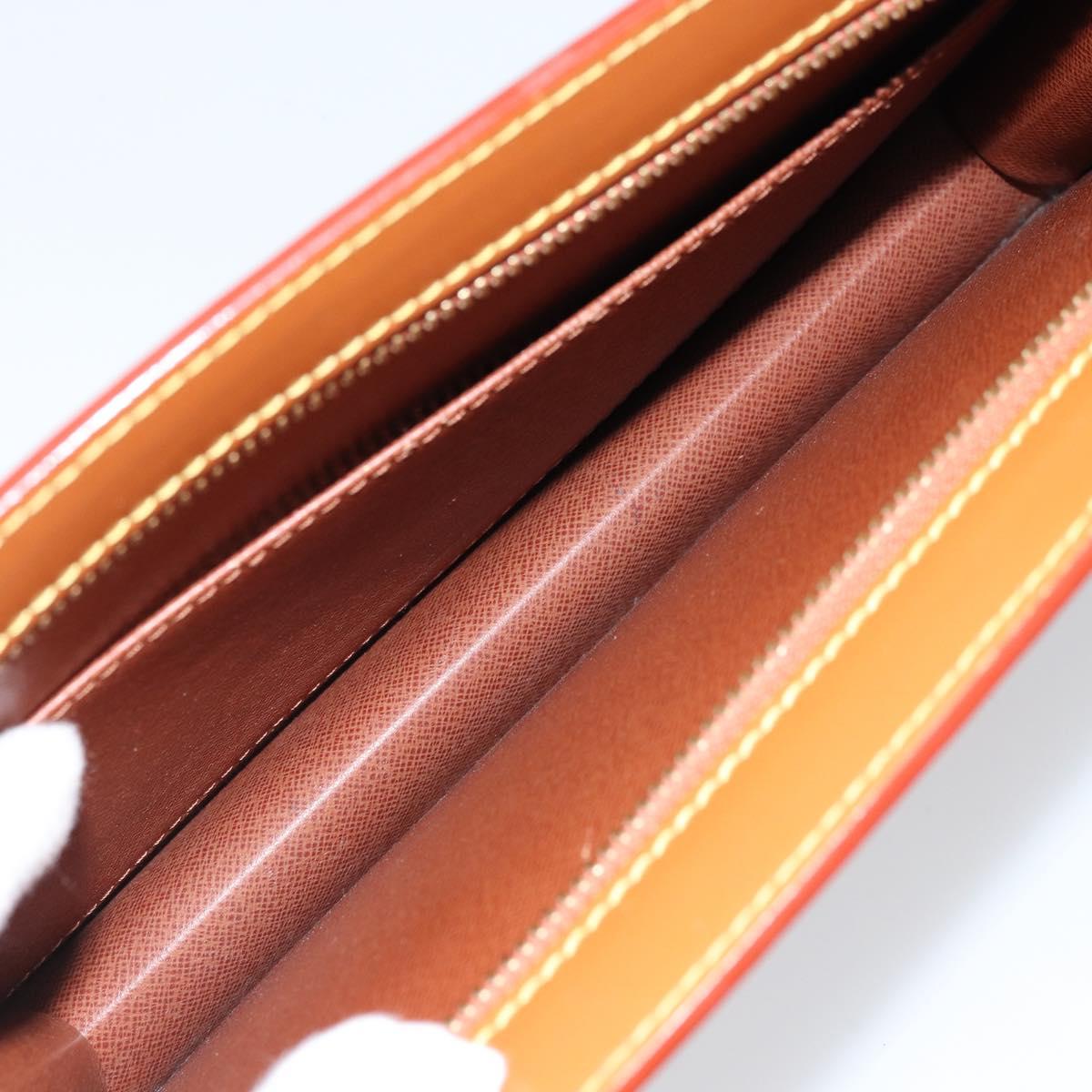 LOUIS VUITTON Epi Pochette Homme Bag Brown Zipangu Gold M52528 LV Auth ka2494