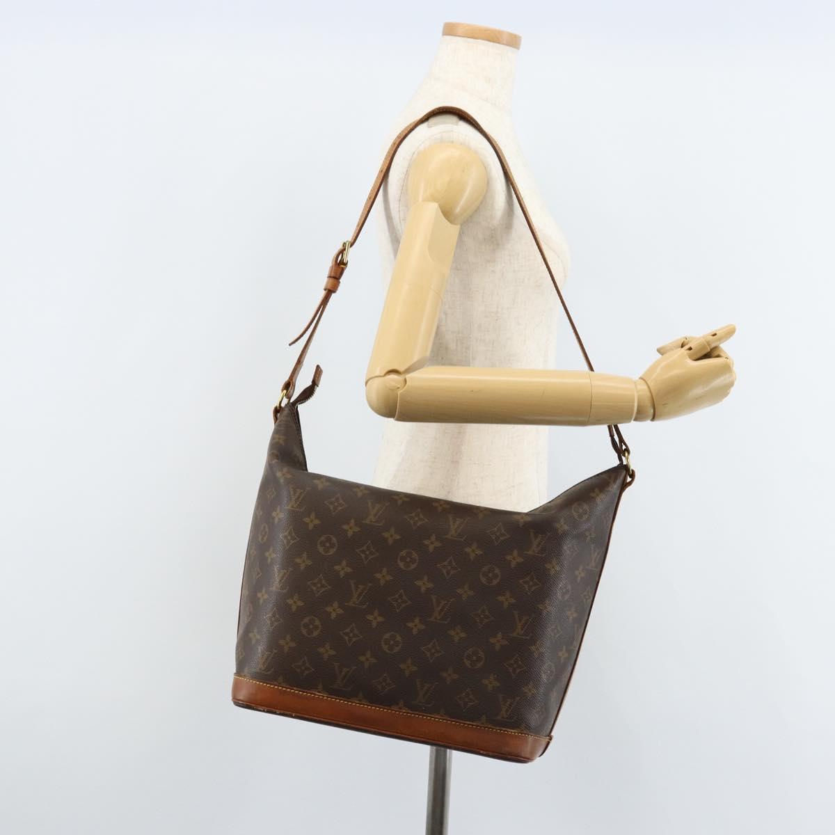 LOUIS VUITTON Monogram Sharon Stone Amphor Three Bag M47275 LV Auth ka2501