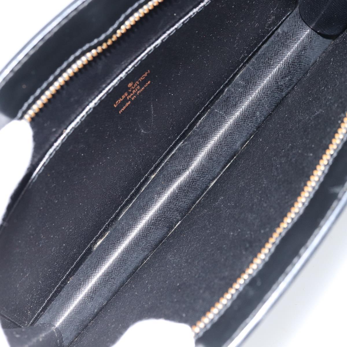 LOUIS VUITTON Epi Pochette Homme Clutch Bag Black M52522 LV Auth ka2502