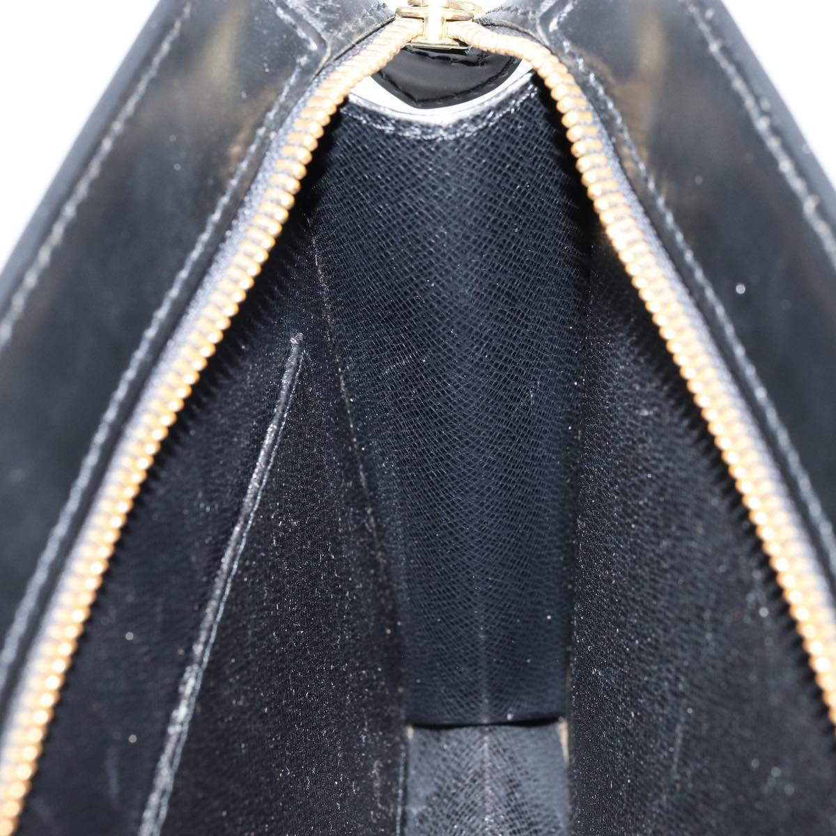 LOUIS VUITTON Epi Pochette Homme Clutch Bag Black M52522 LV Auth ka2502