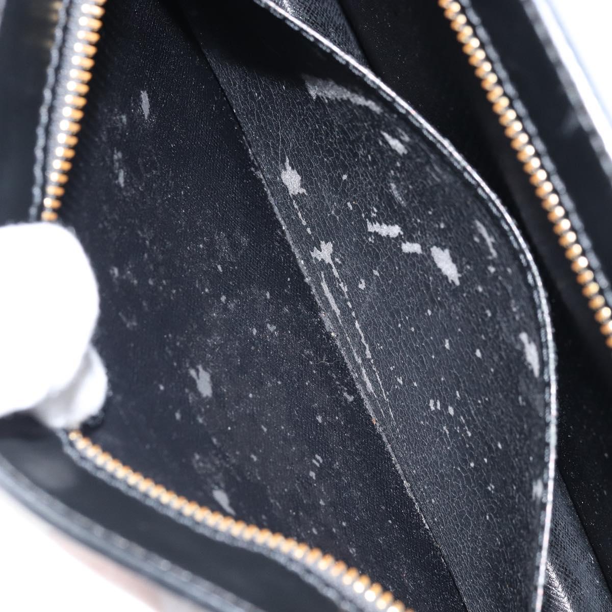 LOUIS VUITTON Epi Pochette Homme Clutch Bag Black M52522 LV Auth ka2502