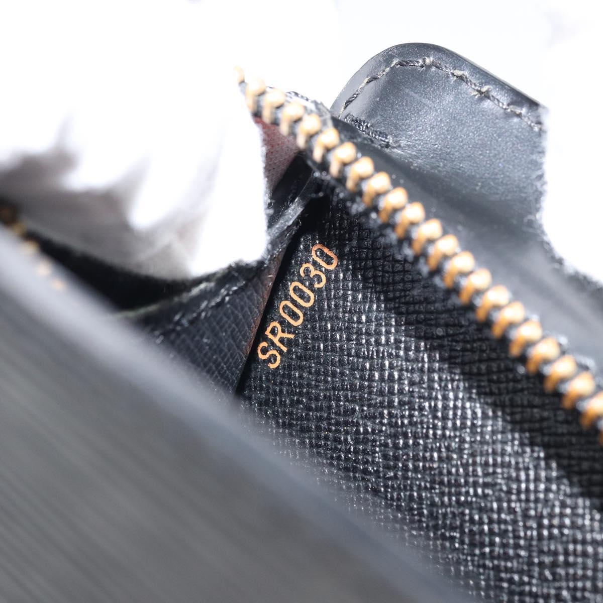 LOUIS VUITTON Epi Pochette Homme Clutch Bag Black M52522 LV Auth ka2502