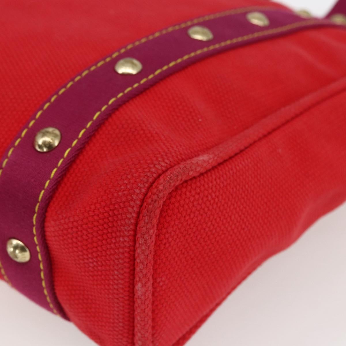 LOUIS VUITTON Antigua Cabas MM Tote Bag Red M40034 LV Auth ka2506