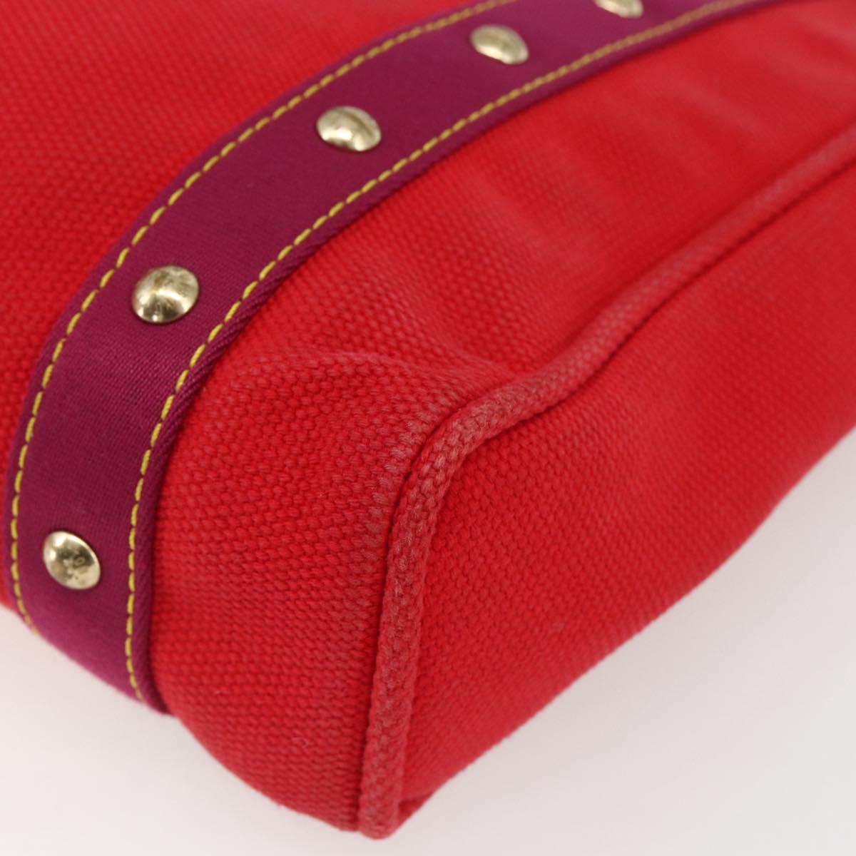 LOUIS VUITTON Antigua Cabas MM Tote Bag Red M40034 LV Auth ka2506