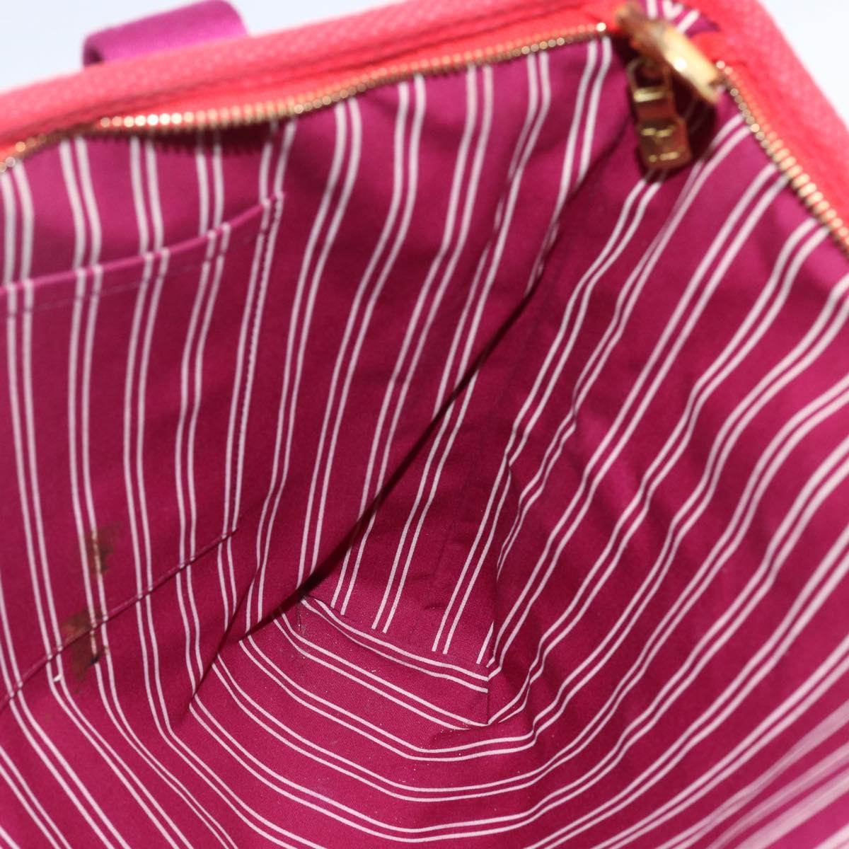 LOUIS VUITTON Antigua Cabas MM Tote Bag Red M40034 LV Auth ka2506