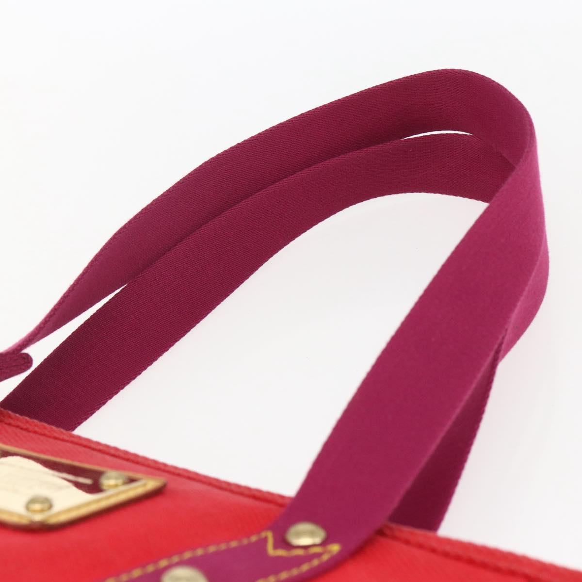 LOUIS VUITTON Antigua Cabas MM Tote Bag Red M40034 LV Auth ka2506