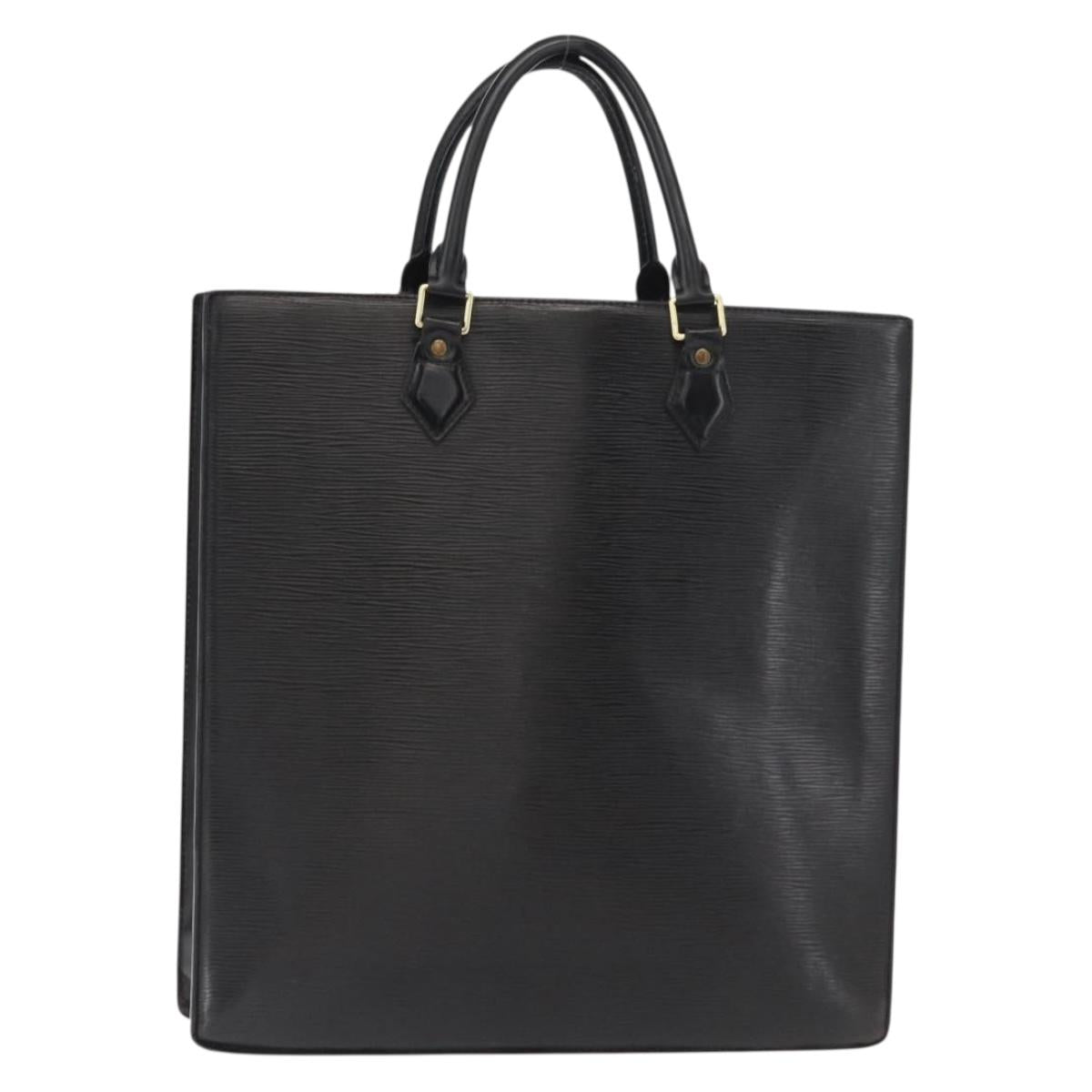 LOUIS VUITTON Epi Sac Plat Hand Bag Black M59082 LV Auth ka251