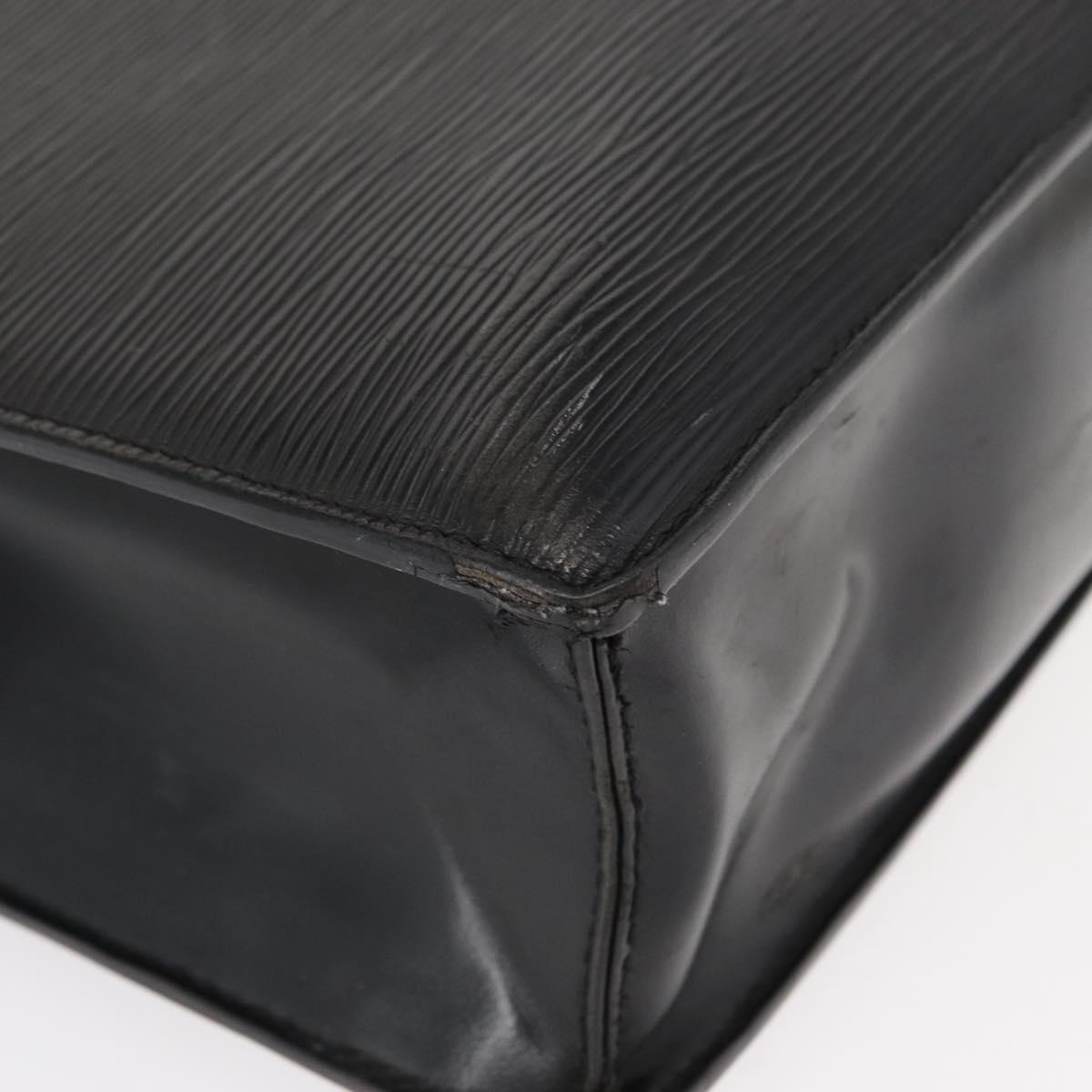 LOUIS VUITTON Epi Sac Plat Hand Bag Black M59082 LV Auth ka251