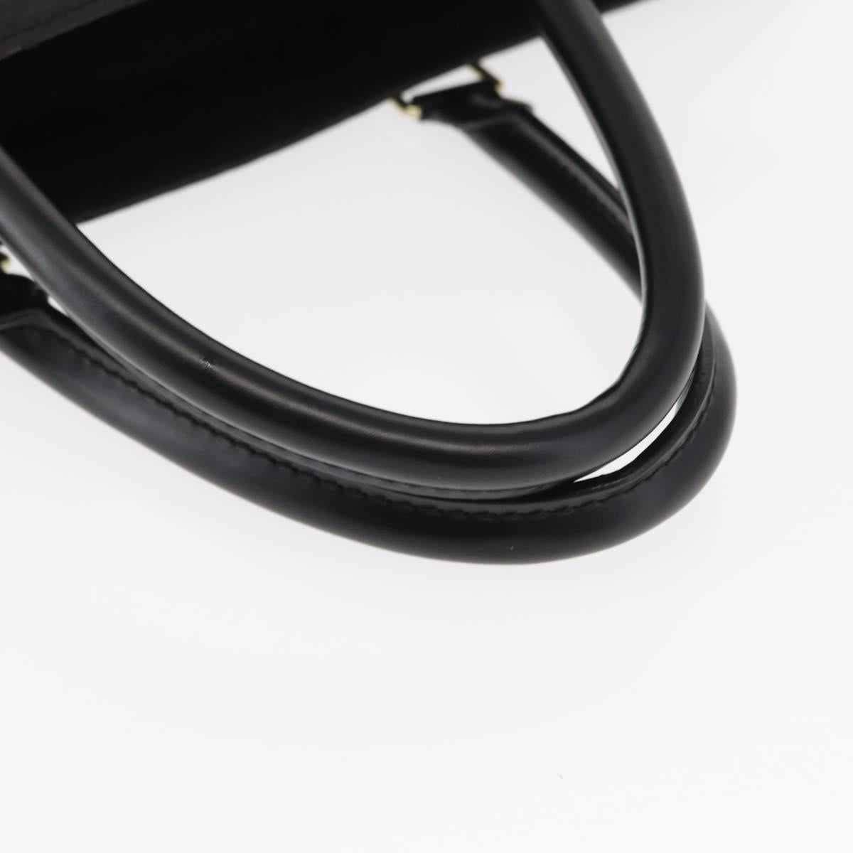 LOUIS VUITTON Epi Sac Plat Hand Bag Black M59082 LV Auth ka251