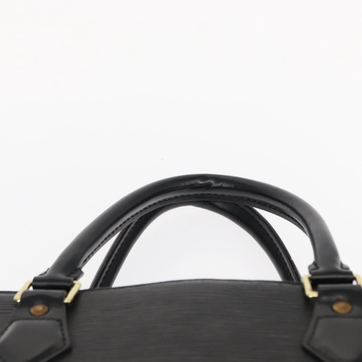 LOUIS VUITTON Epi Sac Plat Hand Bag Black M59082 LV Auth ka251