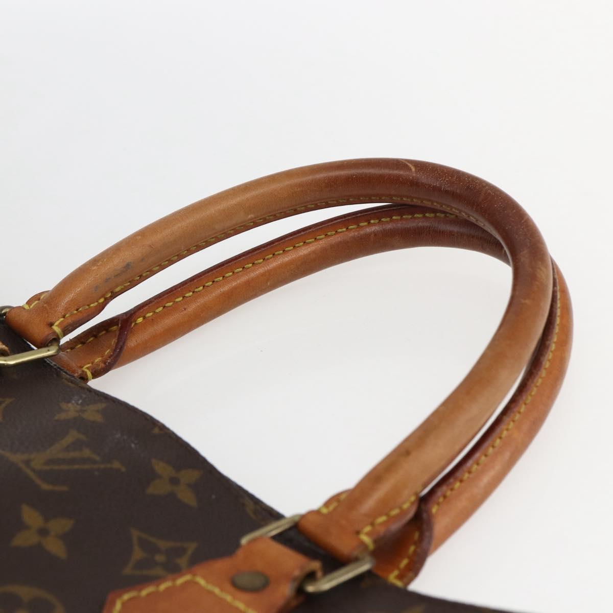 LOUIS VUITTON Monogram Sac Plat Hand Bag M51140 LV Auth ka2515