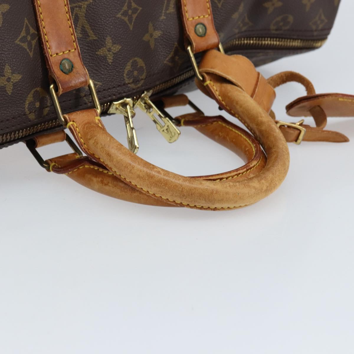 LOUIS VUITTON Monogram Keepall 45 Boston Bag M41428 LV Auth ka2519
