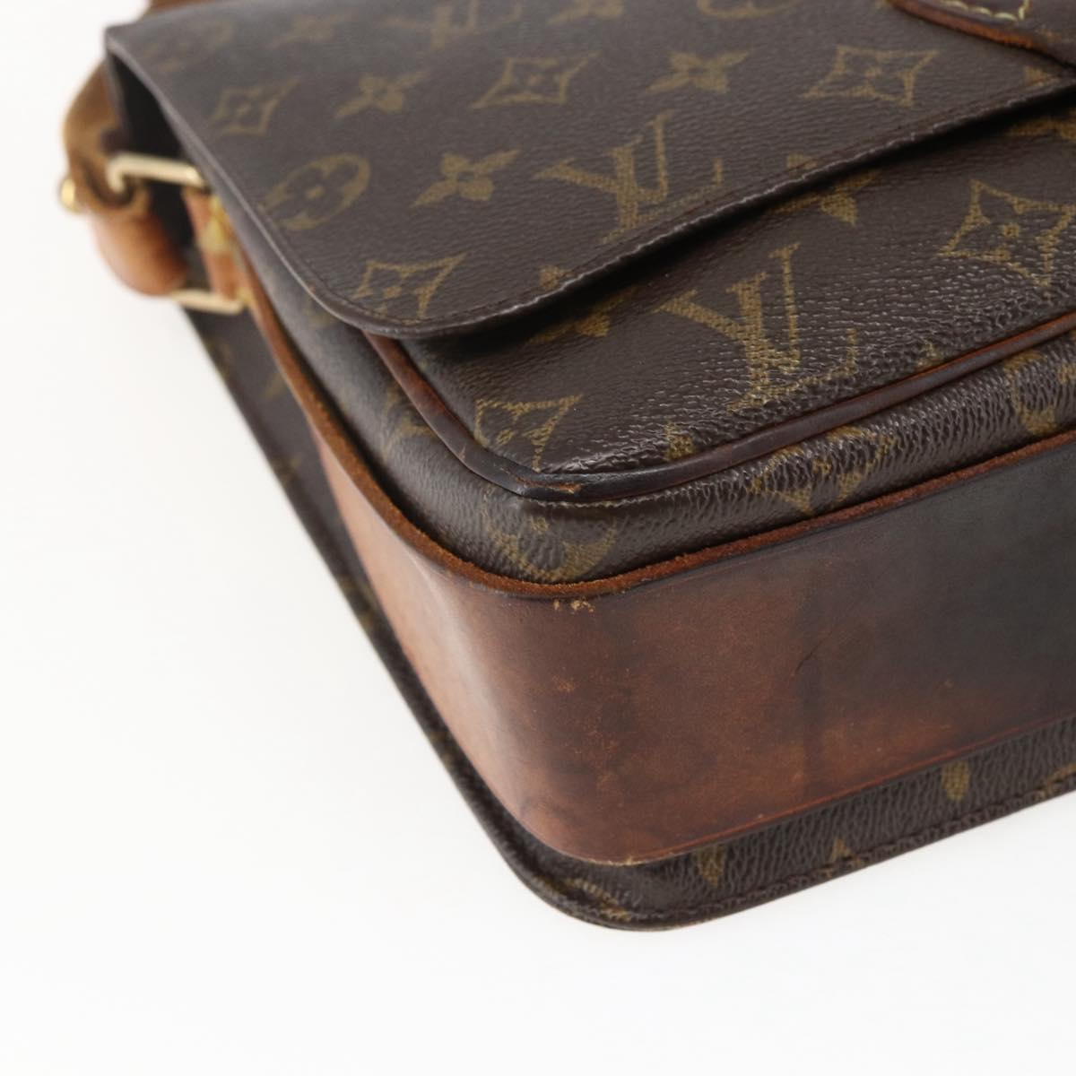 LOUIS VUITTON Monogram Cartouchiere GM Shoulder Bag M51252 LV Auth ka2521
